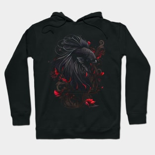 Butterfly tail type betta fish Hoodie